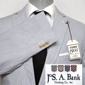 48R JOS A BANK Men's Blazer Jacket Tailored Fit Cotton Jacket D010042